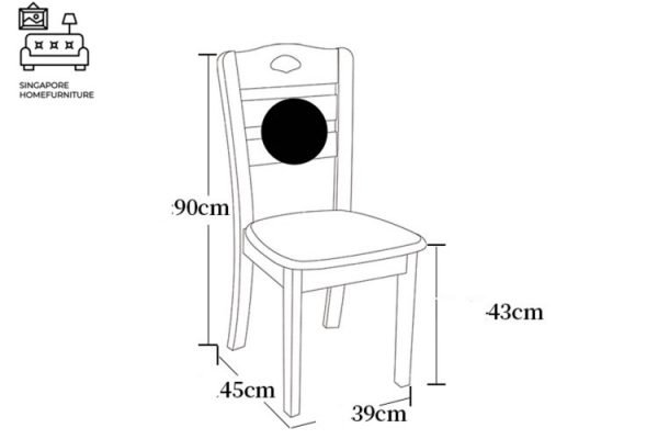 Vannes Wooden Dining Chair Singapore SingaporeHomeFurniture