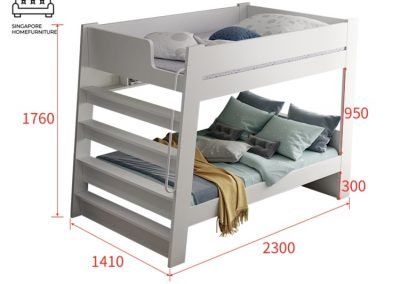 Virton Double Decker Bed Frame Singapore Bunk Bed Singapore SingaporeHomeFurniture