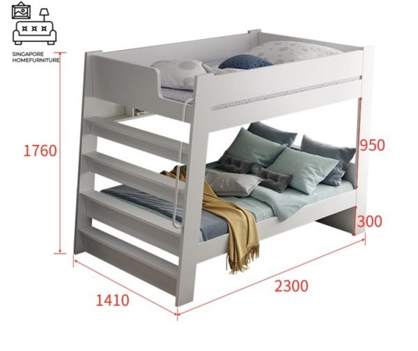 Virton Double Decker Bed Frame Singapore Bunk Bed Singapore SingaporeHomeFurniture