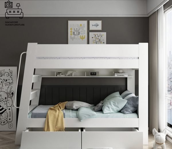 Virton Double Decker Bed Frame Singapore Bunk Bed Singapore SingaporeHomeFurniture