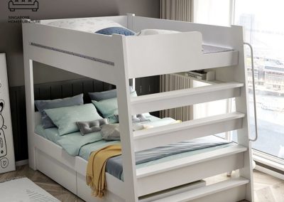 Virton Double Decker Bed Frame Singapore Bunk Bed Singapore SingaporeHomeFurniture