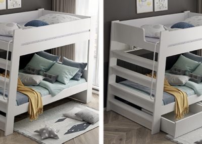Virton Double Decker Bed Frame Singapore Bunk Bed Singapore SingaporeHomeFurniture