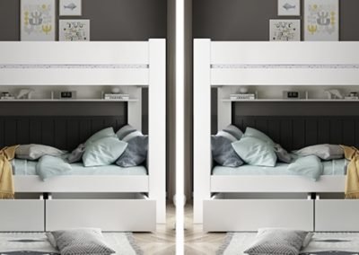 Virton Double Decker Bed Frame Singapore Bunk Bed Singapore SingaporeHomeFurniture