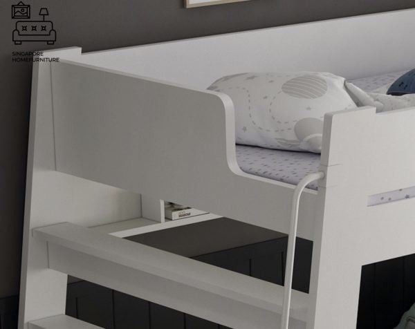 Virton Double Decker Bed Frame Singapore Bunk Bed Singapore SingaporeHomeFurniture
