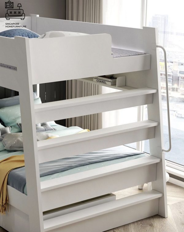 Virton Double Decker Bed Frame Singapore Bunk Bed Singapore SingaporeHomeFurniture