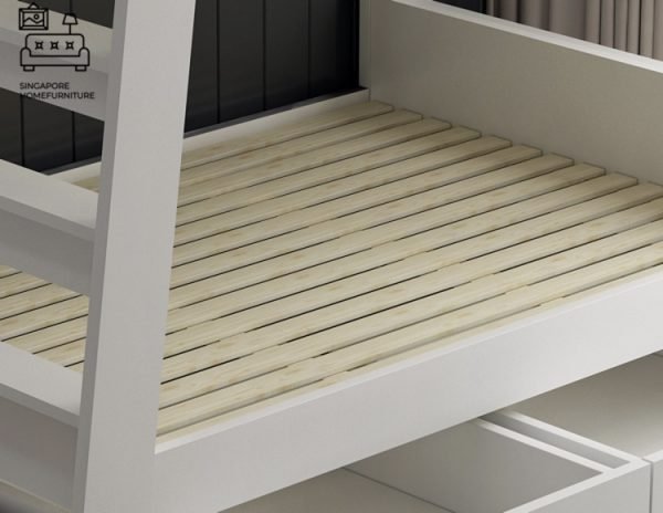 Virton Double Decker Bed Frame Singapore Bunk Bed Singapore SingaporeHomeFurniture