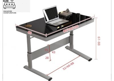 Augustow Adjustable Study Table Singapore SingaporeHomeFurniture