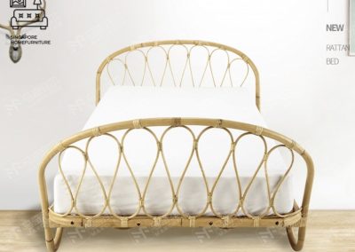 Bilzen Rattan Bed Frame Singapore SingaporeHomeFurniture