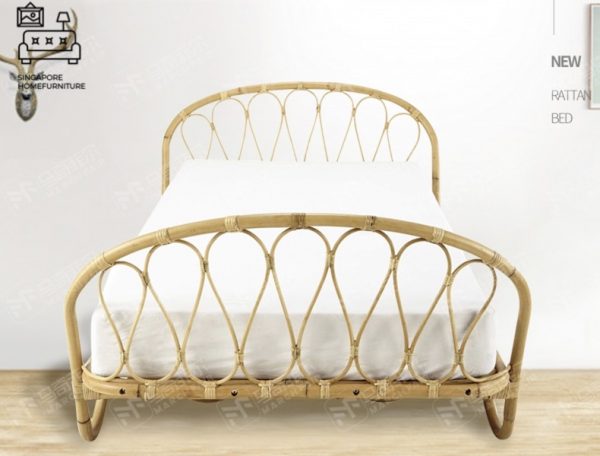 Bilzen Rattan Bed Frame Singapore SingaporeHomeFurniture