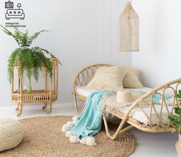 Bilzen Rattan Bed Frame Singapore SingaporeHomeFurniture