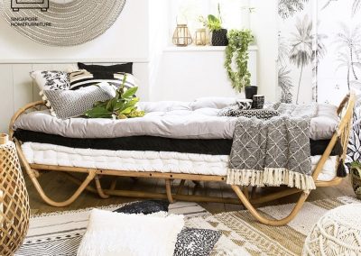 Bilzen Rattan Bed Frame Singapore SingaporeHomeFurniture