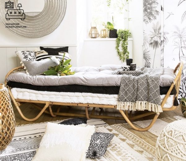 Bilzen Rattan Bed Frame Singapore SingaporeHomeFurniture