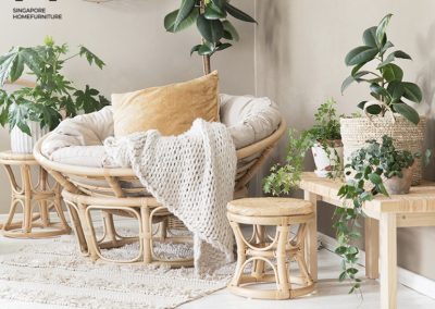Clemencia Papasan Chair Singapore SingaporeHomeFurniture