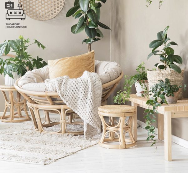 Clemencia Papasan Chair Singapore SingaporeHomeFurniture