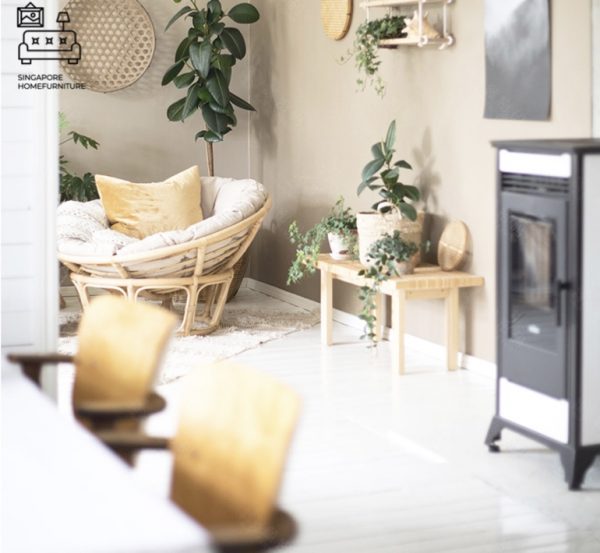 Clemencia Papasan Chair Singapore SingaporeHomeFurniture