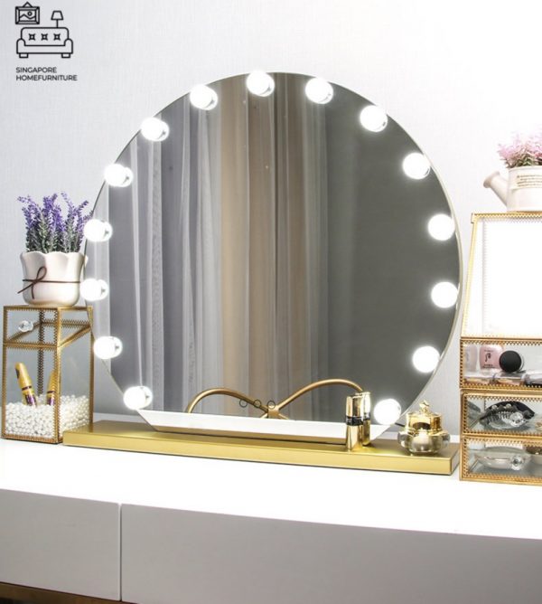 Drobak Vanity Mirror With Lights Singapore SingaporeHomeFurniture