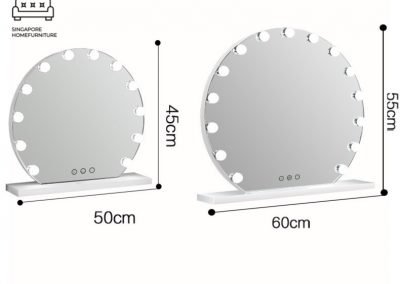 Drobak Vanity Mirror With Lights Singapore SingaporeHomeFurniture
