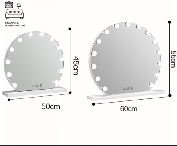 Drobak Vanity Mirror With Lights Singapore SingaporeHomeFurniture