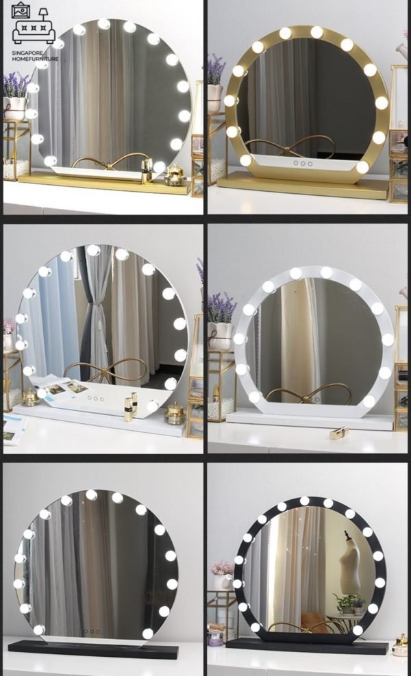 Drobak Vanity Mirror With Lights Singapore SingaporeHomeFurniture