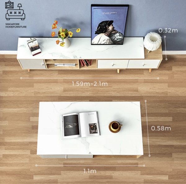 Echt Coffee Table with Storage Singapore SingaporeHomeFurniture