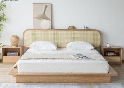 Eekio Rattan Bed Frame Singapore SingaporeHomeFurniture