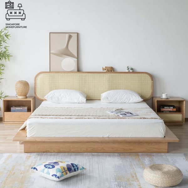 Eekio Rattan Bed Frame Singapore SingaporeHomeFurniture