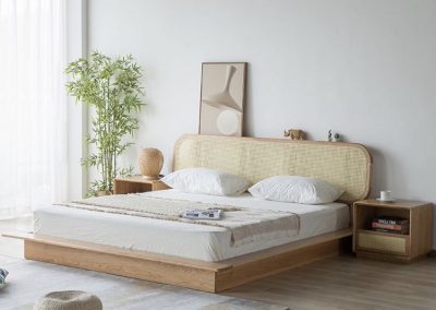 Eekio Rattan Bed Frame Singapore SingaporeHomeFurniture