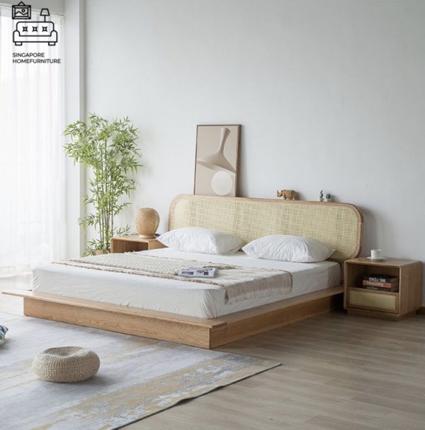 Eekio Rattan Bed Frame Singapore SingaporeHomeFurniture