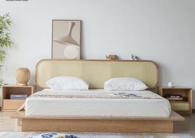 Eekio Rattan Bed Frame Singapore SingaporeHomeFurniture