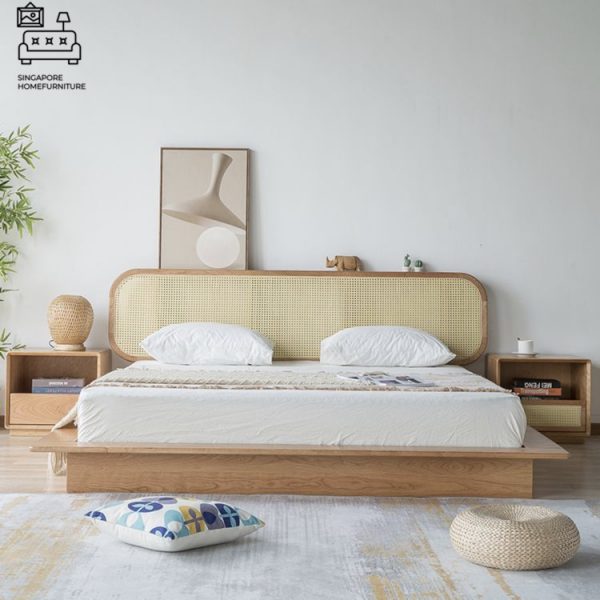 Eekio Rattan Bed Frame Singapore SingaporeHomeFurniture