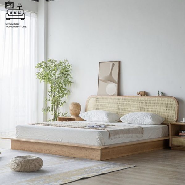 Eekio Rattan Bed Frame Singapore SingaporeHomeFurniture