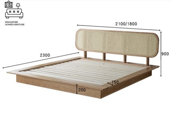 Eekio Rattan Bed Frame Singapore SingaporeHomeFurniture