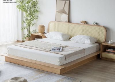 Eekio Rattan Bed Frame Singapore SingaporeHomeFurniture