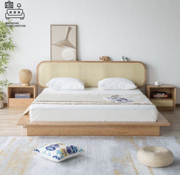 Eekio Rattan Bed Frame Singapore SingaporeHomeFurniture