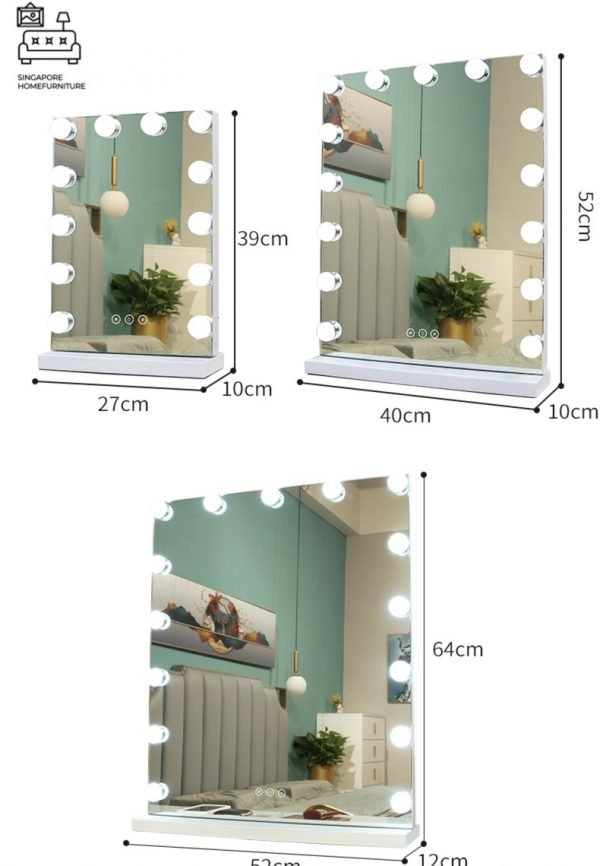 Elverum Vanity Mirror With Lights Singapore SingaporeHomeFurniture