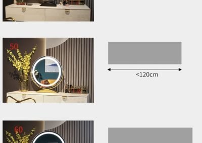 Fauske Vanity Mirror With Lights Singapore SingaporeHomeFurniture