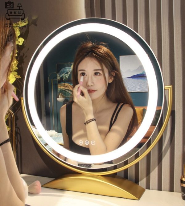 Fauske Vanity Mirror With Lights Singapore SingaporeHomeFurniture