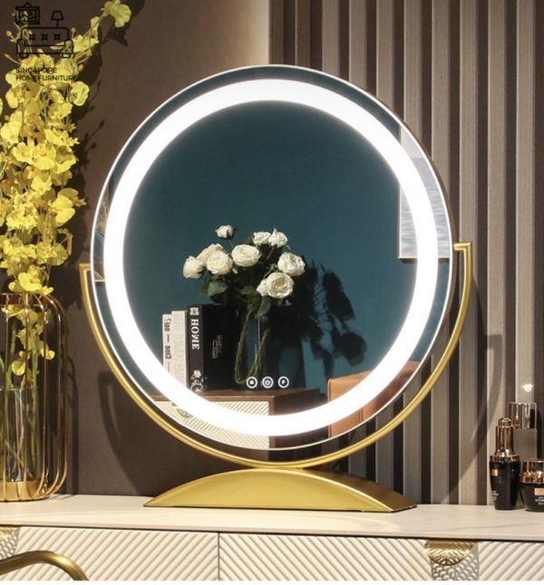 Fauske Vanity Mirror With Lights Singapore SingaporeHomeFurniture