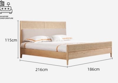 Genappe Rattan Bed Frame Singapore SingaporeHomeFurniture