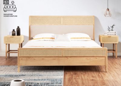 Genappe Rattan Bed Frame Singapore SingaporeHomeFurniture