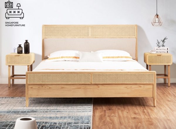 Genappe Rattan Bed Frame Singapore SingaporeHomeFurniture