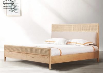 Genappe Rattan Bed Frame Singapore SingaporeHomeFurniture