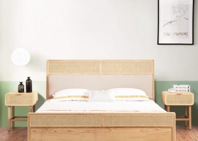 Genappe Rattan Bed Frame Singapore SingaporeHomeFurniture