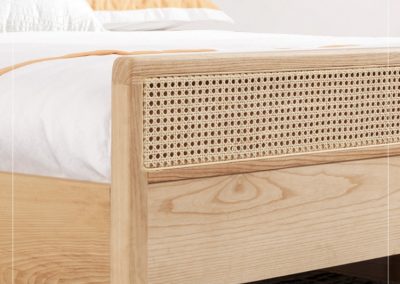 Genappe Rattan Bed Frame Singapore SingaporeHomeFurniture