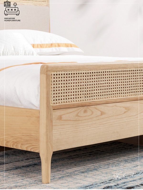 Genappe Rattan Bed Frame Singapore SingaporeHomeFurniture