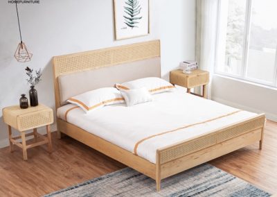Genappe Rattan Bed Frame Singapore SingaporeHomeFurniture