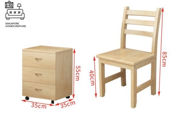 GLAGOW® Kids Desk | Designed for Children | 5 Sizes | Option: Table, Chair | $ - Image 3