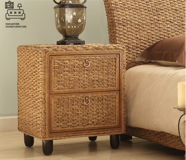 Hannut Rattan Bed Frame Singapore SingaporeHomeFurniture