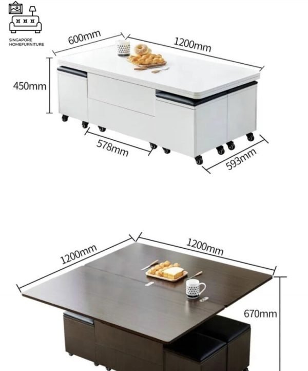Kessel Coffee Table with Storage Singapore SingaporeHomeFurniture