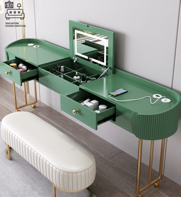 Legnica Computer Table with Wheels Singapore SingaporeHomeFurniture